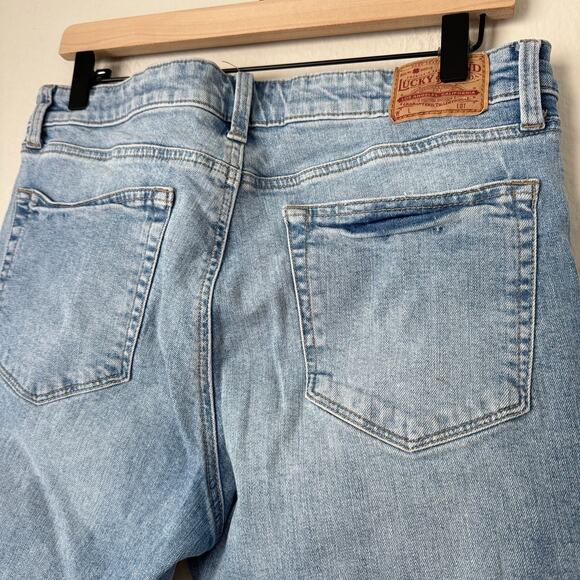 Lucky Brand Womens Ava Crop Light Wash Mid Rise Jean Denim Pants Size 12/31 - Picture 8 of 10